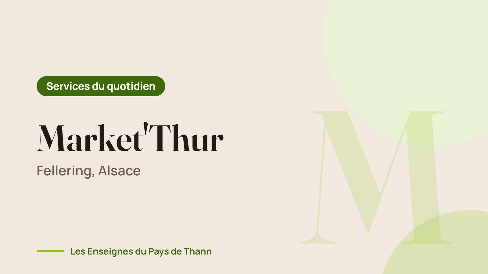 Market'Thur, services du quotidien à Fellering